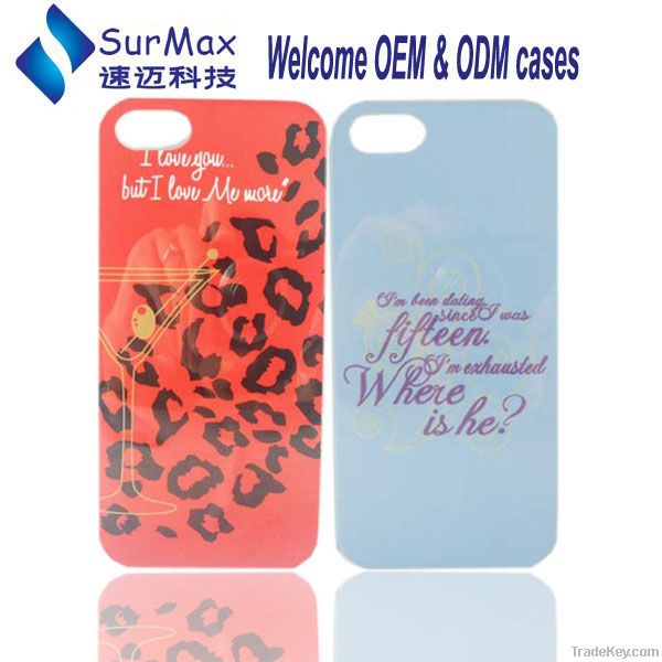 OEM IMD Mobile phone case for iphone 5