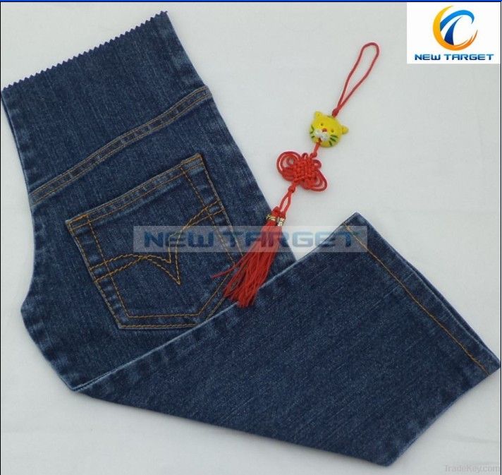 cotton polyester stretch slub denim fabric