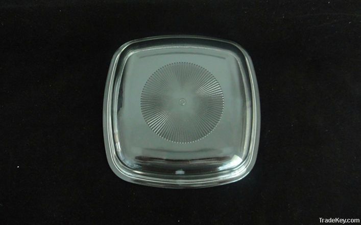 Square glass lids