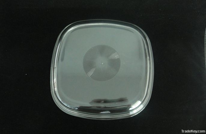 Square glass lids