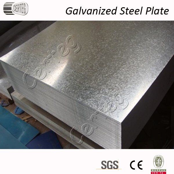High quality zinc coating steel sheet with spangles/Galvanized steel coil plate 