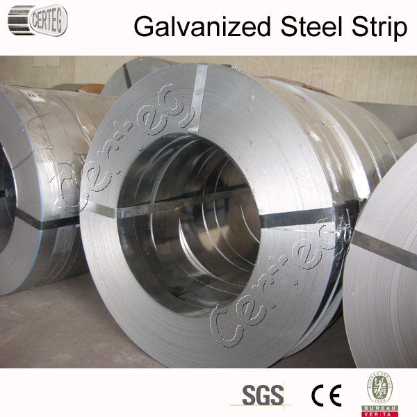 Cold rolled galvanized steel coil/strips with wooden pallet