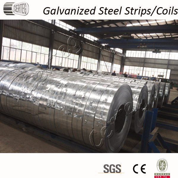 Prime hot dip galvanized steel strips,galvanized strapping from China 