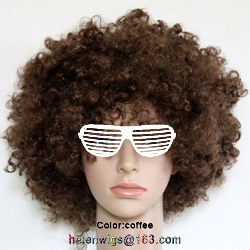 Wholesale - Clown Wig Costume New Circus Curly Party Favors afro w
