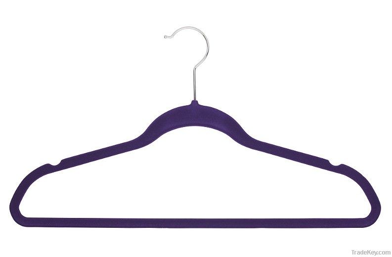 Velvet Suit Hanger with notches
