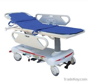 Hydraulic stretcher cart