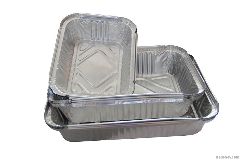 Aluminum foil container