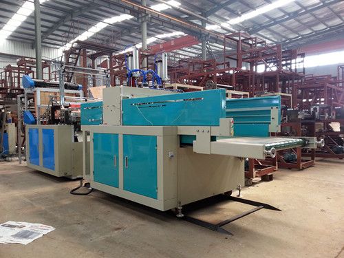 Double layers four lines automatic plastic carry bag making machine(TLXJ-C800)