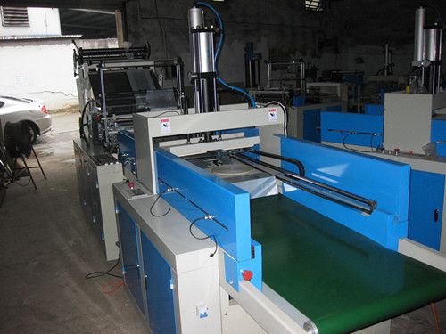 Double layers four lines automatic plastic carry bag making machine(TLXJ-C800)