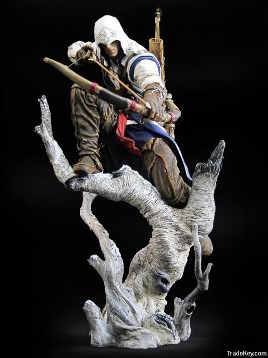 ASSASSINS CREED 3/III Official Connor Collector PVC Figure