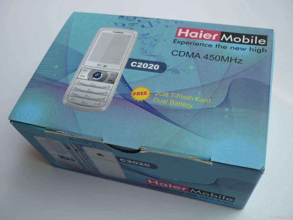 Haier C2020, cdma 450mhz mobile phone