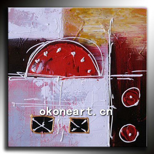 Modern handpainted abstract oil painting