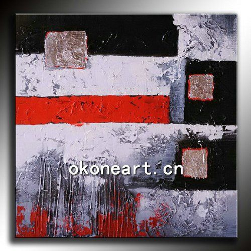Modern decorative abstract oil painting