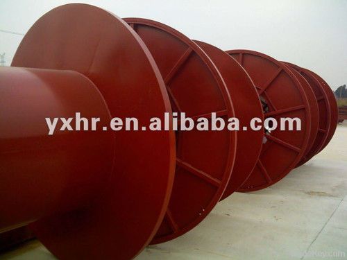High speed double steel stamping cable spools
