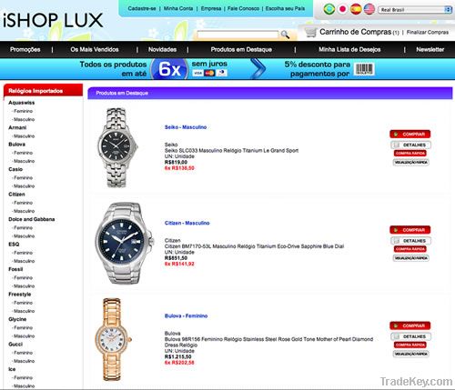 Ishop Lux Website Design