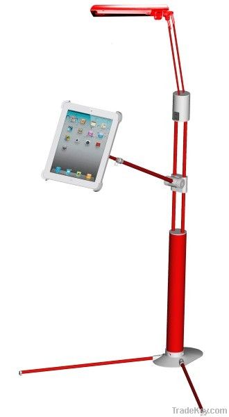 Floor LED lamp stand for iPad