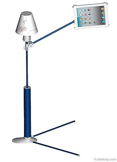 Floor energy saving lamp stand for iPad