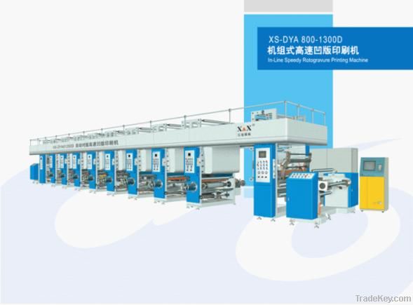 In-Line Type Speedy Rotogravure Printing Machine