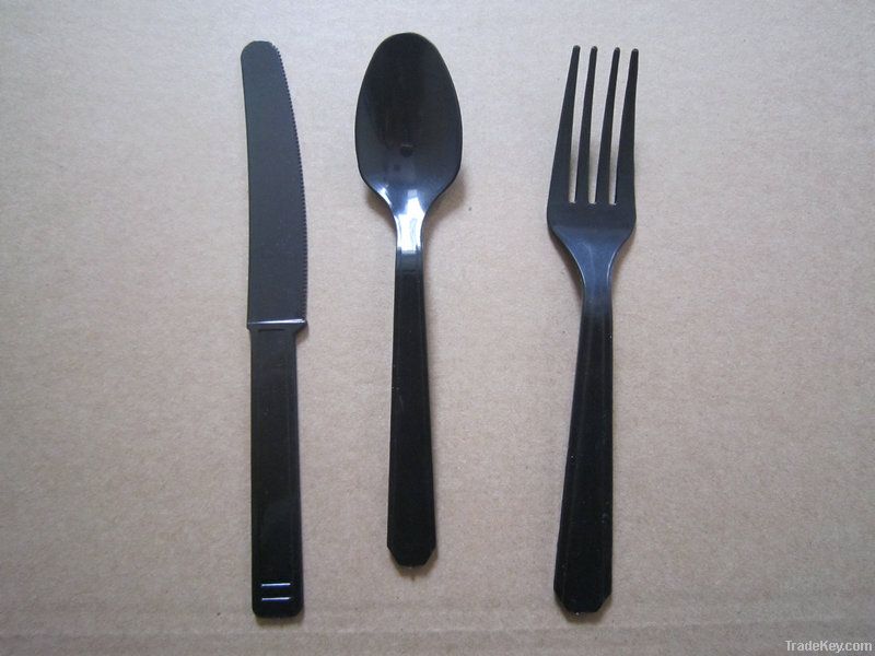 Medium weight PS disposable cutlery