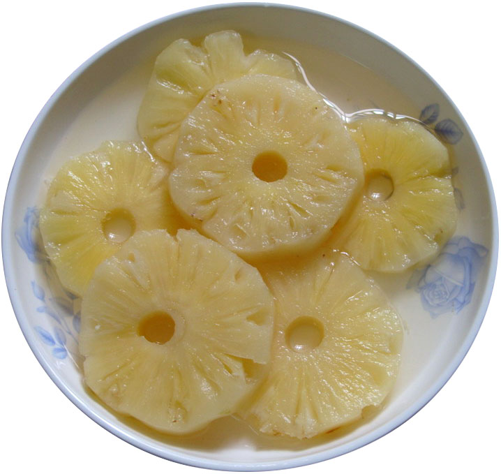 Canned pineapples