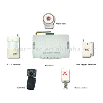GSM home alarm system with photo taking