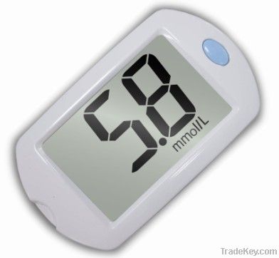 Big screen blood glucose meter