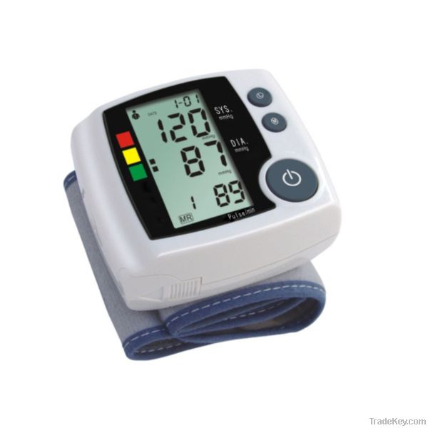 Wrist blood pressure monitor