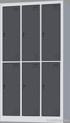 6 door steel locker/wardrobe
