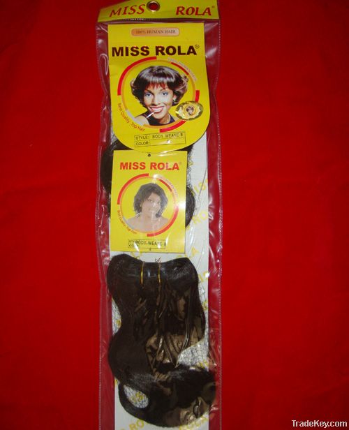 MIss rola Hair Weft Human body wave 8" 2pcs/pack 100g 18