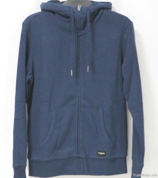 cheap china manufacturer plain men's zip hoodies sweatshirt