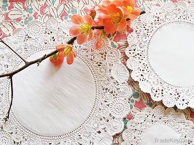 paper doily, colored paper doilies