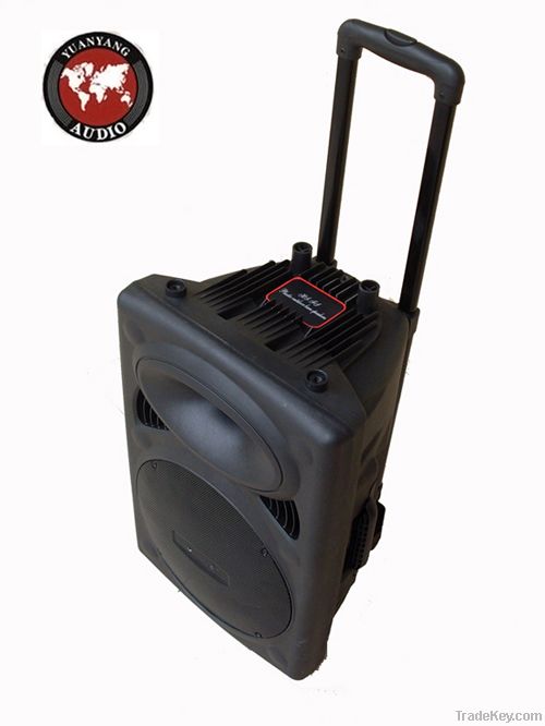 12 USB/SD Outdoor Plastic Trolley Speaker