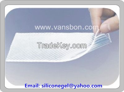Reusable self-adhesive silicone scar sheet