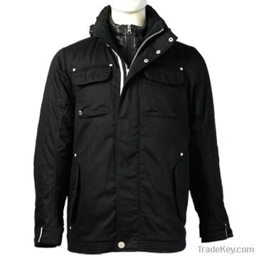 Men's Hooded Jacket Lined, Winter Workwear, Winter Jacket