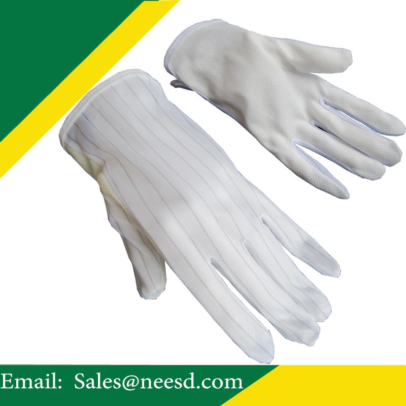 ESD Palm PVC Dotted Glove