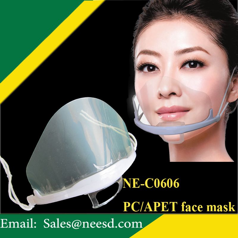 plastic Clear Antifog PET Face shield