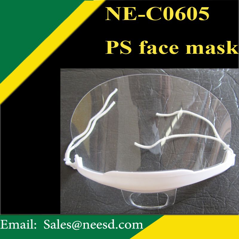 plastic antispit catering face shield