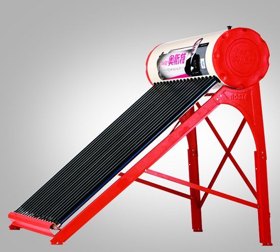 unpressurized compact solar water heater