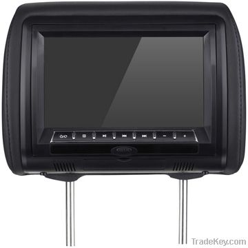 9"CAR TFT LCD HEADREST PILLOW MONITOR  WITH DVD/USB/SD/IR/FM/SPEAKER/G