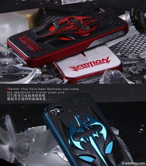 Fashion Batman Dark Knight ABS Hard Case for Apple iphone4 4g 4s