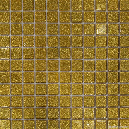 Golden Glass Mosaic Tile