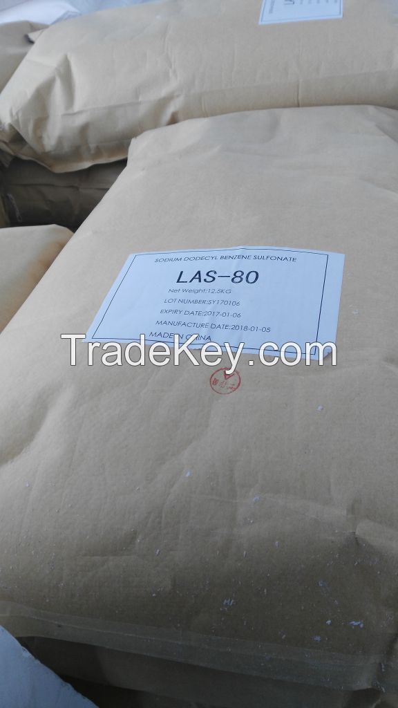 Powdered Sodium Alkylbenzene Sulfonate LAS 80