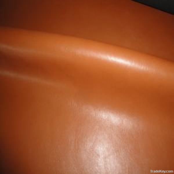 Polishing synthetic leather