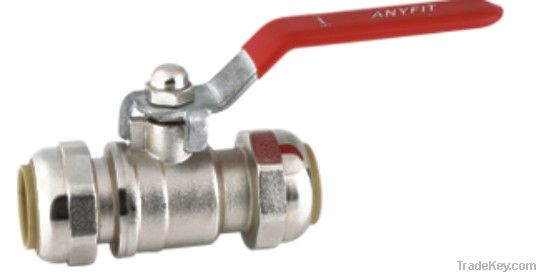 Lead free brass Push fit valve