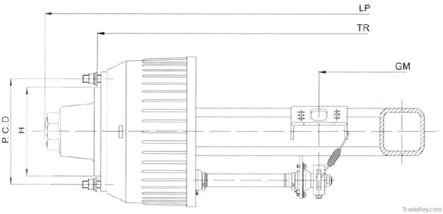 German Type Inboard Drum Axle Series