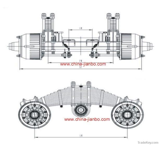 Low Bed Bogie Suspension