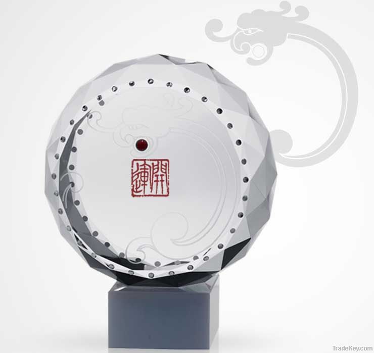 Lucky Dragon Drum  Crystal  Craft