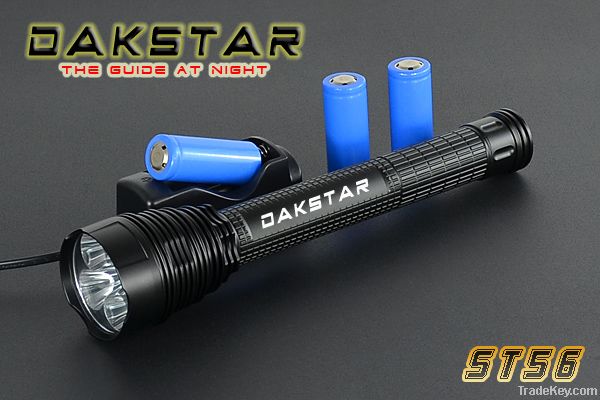 DAKSTAR ST56 5120LM Tactical Rechargeable LED High Power Flashlight