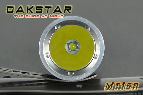 DAKSTAR MT16A XML T6 1125LM Rechargeable Aluminum Flashlight