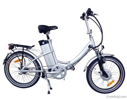 Folding electric bicycle